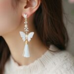 女性のための絶妙な蝶の長いタッセルイヤリング|エレガンスを引き立てるおすすめアクセサリー