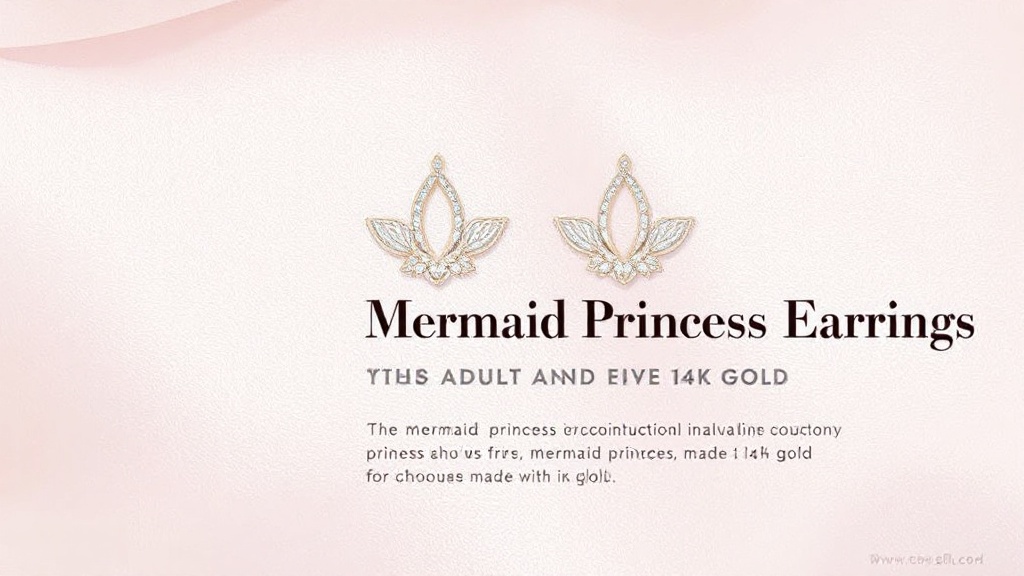 人魚姫ピアスで可愛いを叶える!14Kゴールド&最高品質のプチプラ高見えアクセサリー